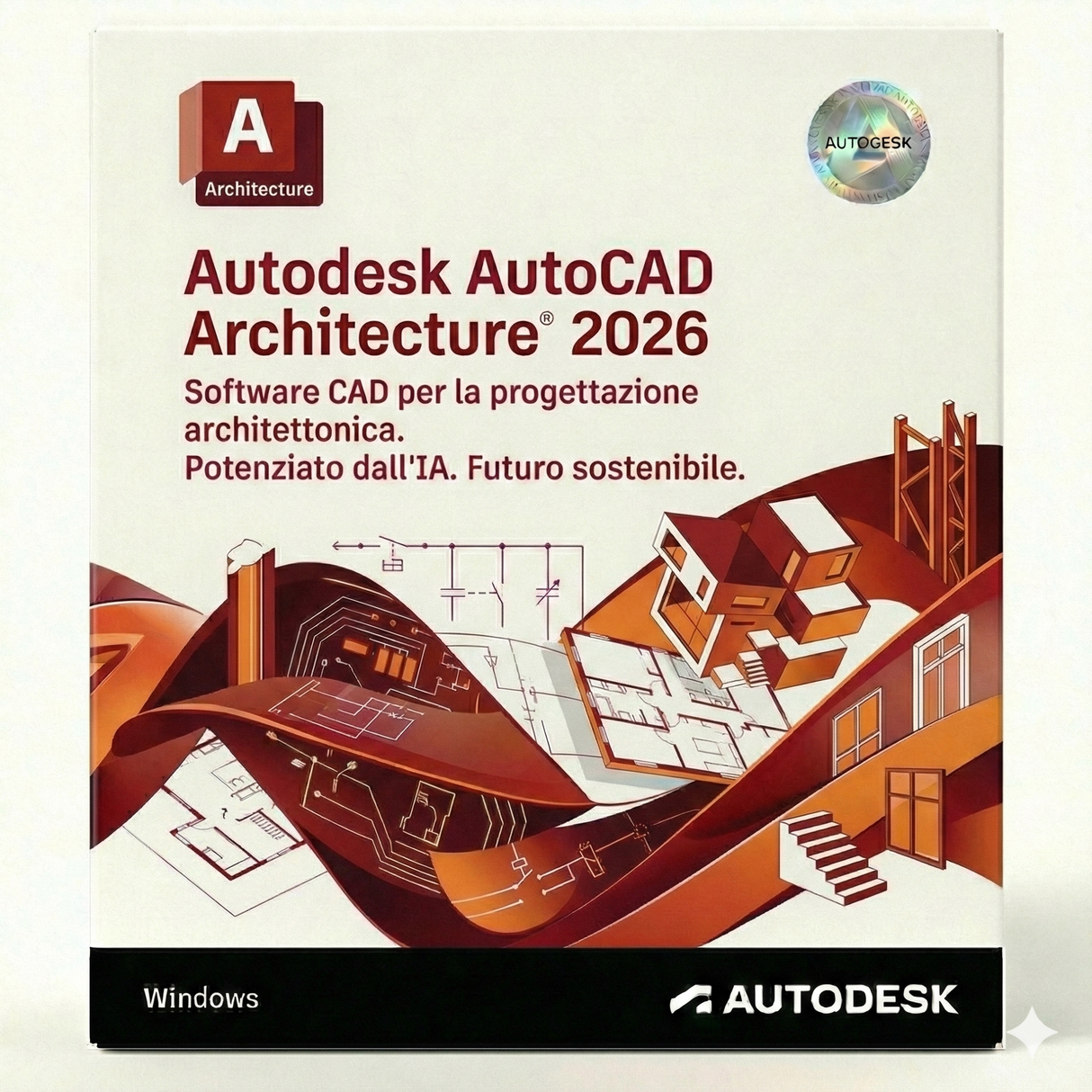 Autodesk AutoCAD Architecture 2026 – Licenza 3 Anni – Windows