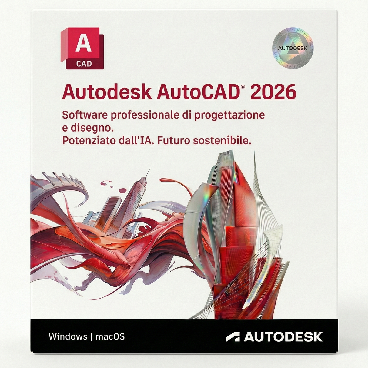 Autodesk AutoCAD 2026 - Licenza 3 anni - Windows e macOS